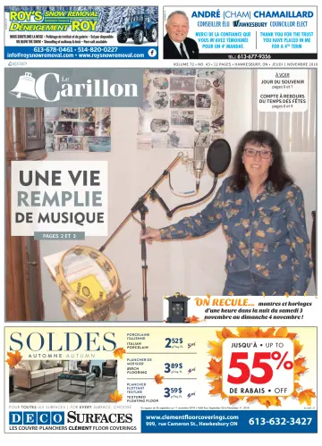 Le Carillon - 01 nov. 2018