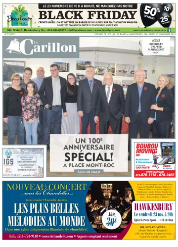 Le Carillon - 15 11月 2018