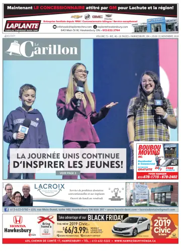 Le Carillon - 22 nov. 2018