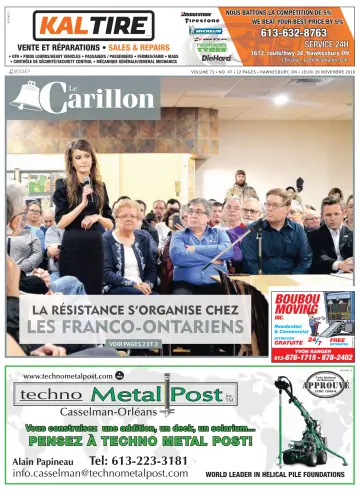 Le Carillon - 29 nov. 2018