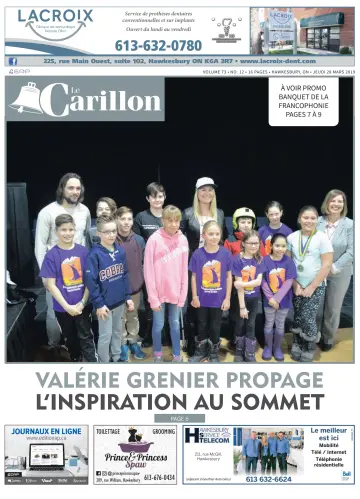 Le Carillon - 28 mars 2019