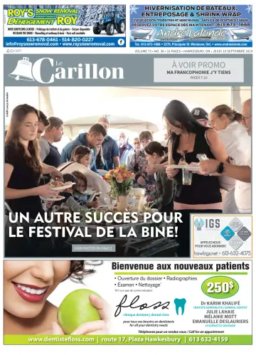 Le Carillon - 19 9月 2019