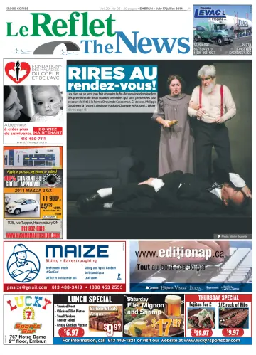Le Reflet (The News) - 17 Jul 2014