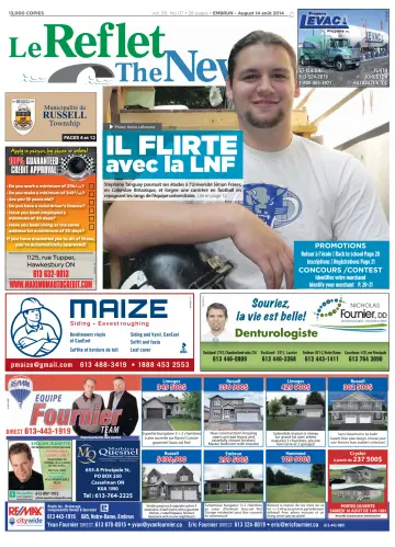 Le Reflet (The News) - 14 Aug 2014