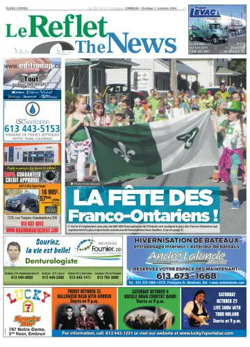 Le Reflet (The News) - 2 Oct 2014