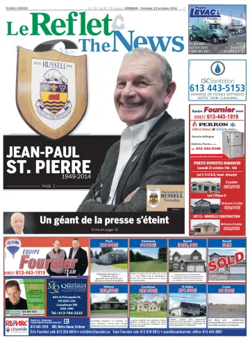 Le Reflet (The News) - 23 Oct 2014