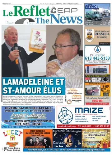 Le Reflet (The News) - 30 Oct 2014