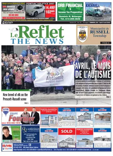Le Reflet (The News) - 9 Apr 2015