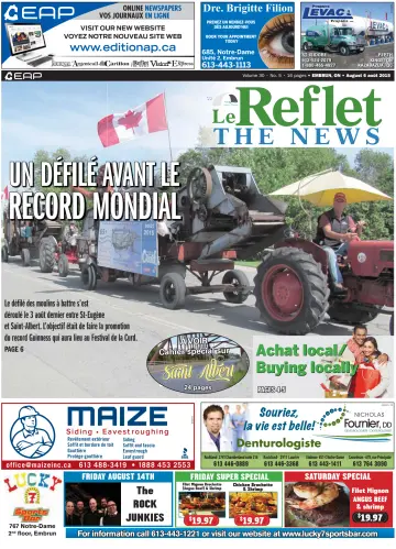 Le Reflet (The News) - 6 Aug 2015