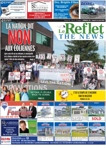 Le Reflet (The News) - 13 Aug 2015