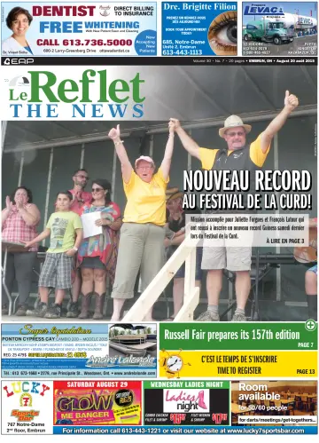 Le Reflet (The News) - 20 Aug 2015