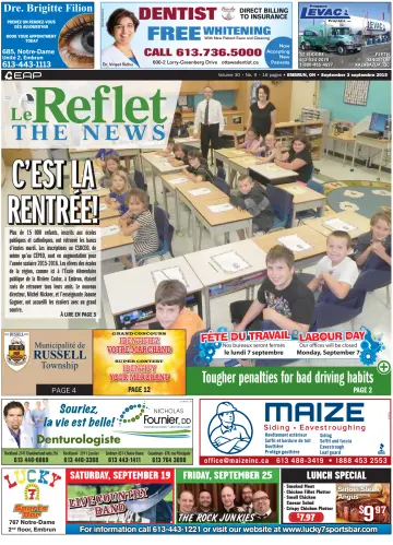 Le Reflet (The News) - 3 Sep 2015
