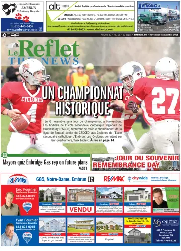 Le Reflet (The News) - 5 Nov 2015