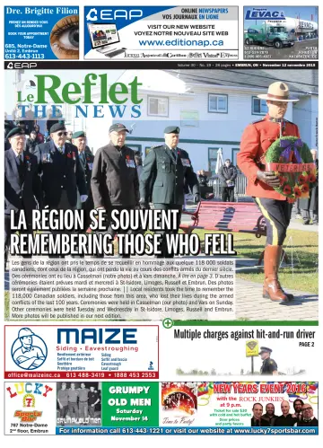 Le Reflet (The News) - 12 Nov 2015
