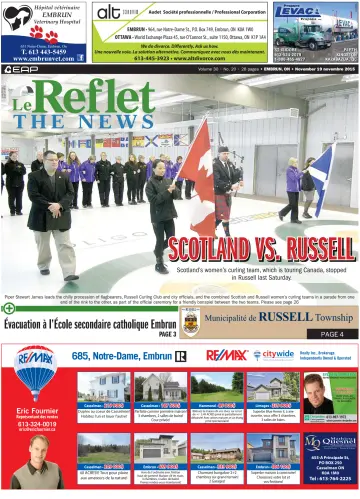 Le Reflet (The News) - 19 Nov 2015
