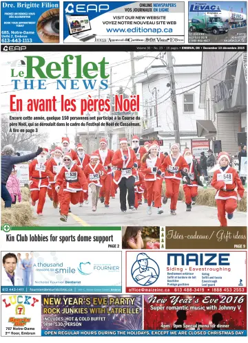 Le Reflet (The News) - 10 Dec 2015