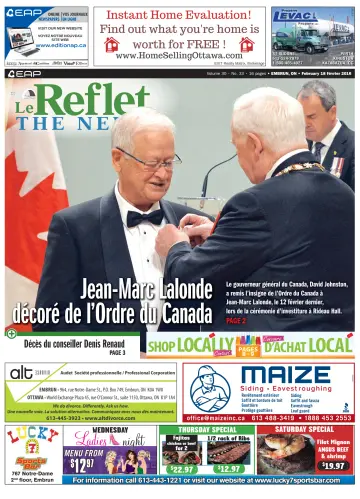 Le Reflet (The News) - 18 Feb 2016