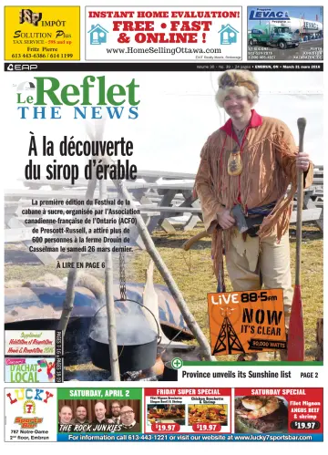Le Reflet (The News) - 31 Mar 2016