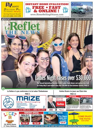 Le Reflet (The News) - 12 May 2016