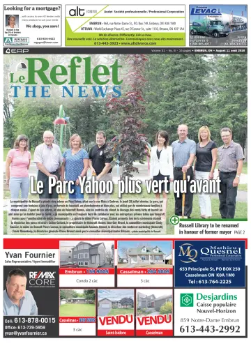 Le Reflet (The News) - 11 Aug 2016