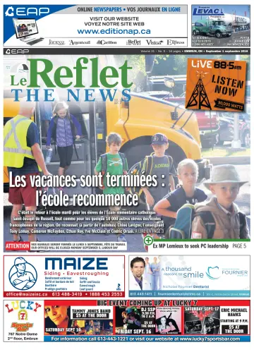 Le Reflet (The News) - 1 Sep 2016
