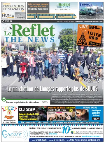 Le Reflet (The News) - 29 Sep 2016