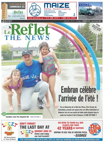 Le Reflet (The News) - 22 Jun 2017
