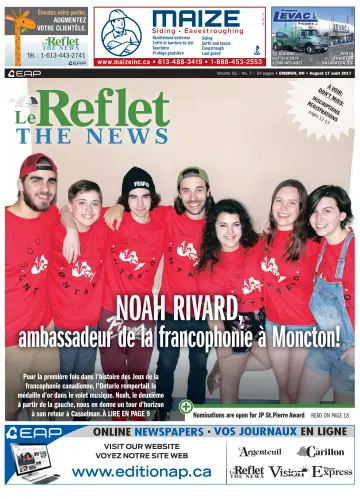Le Reflet (The News) - 17 Aug 2017