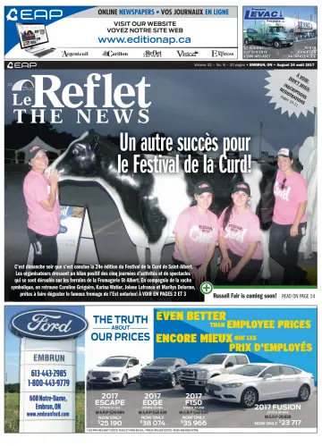 Le Reflet (The News) - 24 Aug 2017