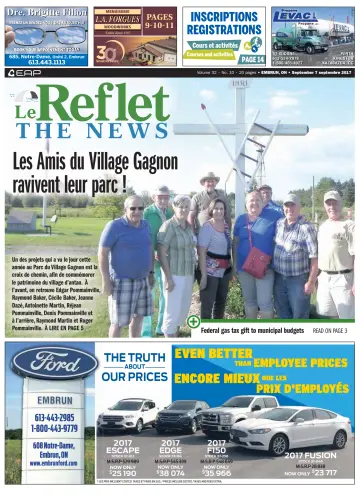 Le Reflet (The News) - 7 Sep 2017
