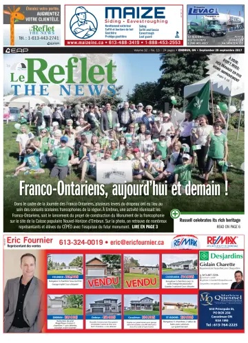 Le Reflet (The News) - 28 Sep 2017