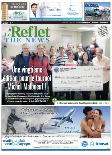 Le Reflet (The News) - 9 Nov 2017