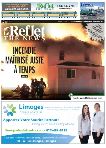 Le Reflet (The News) - 30 Nov 2017