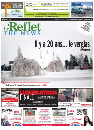 Le Reflet (The News) - 11 Jan 2018