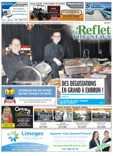 Le Reflet (The News) - 18 Oct 2018