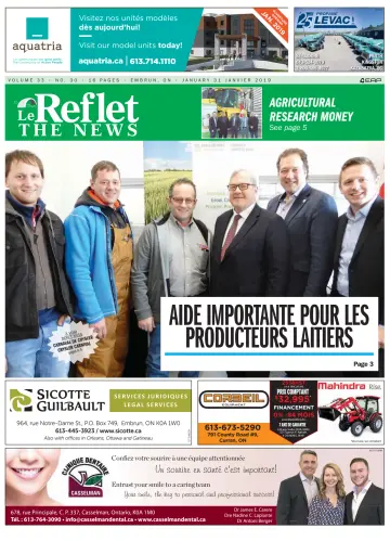 Le Reflet (The News) - 31 Jan 2019