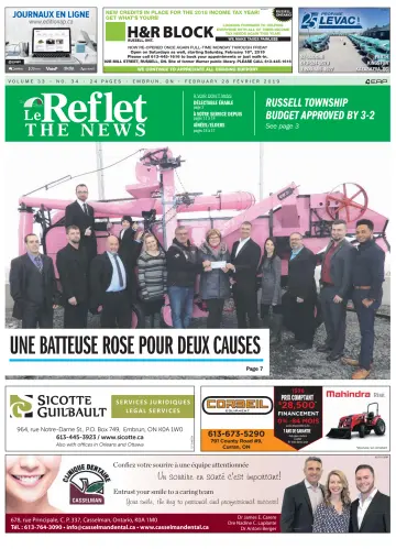 Le Reflet (The News) - 28 Feb 2019