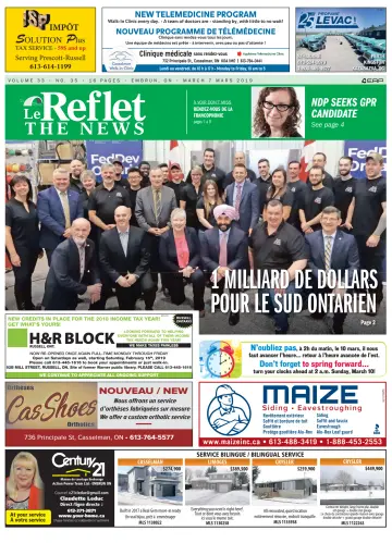 Le Reflet (The News) - 7 Mar 2019