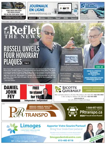Le Reflet (The News) - 26 Sep 2019
