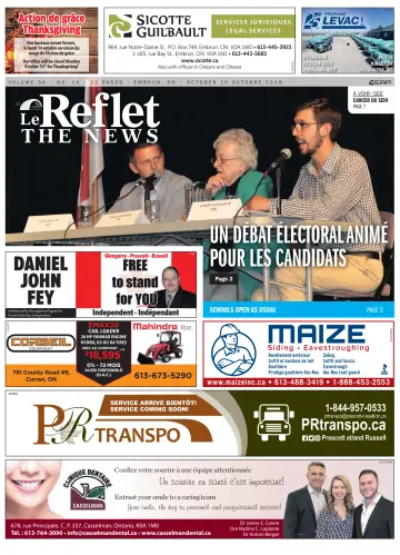 Le Reflet (The News) - 10 Oct 2019