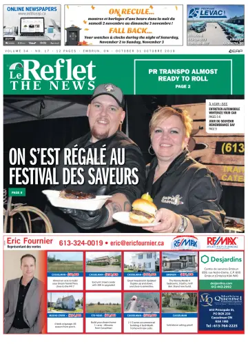 Le Reflet (The News) - 31 Oct 2019