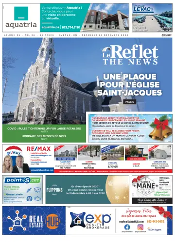 Le Reflet (The News) - 24 Dec 2020