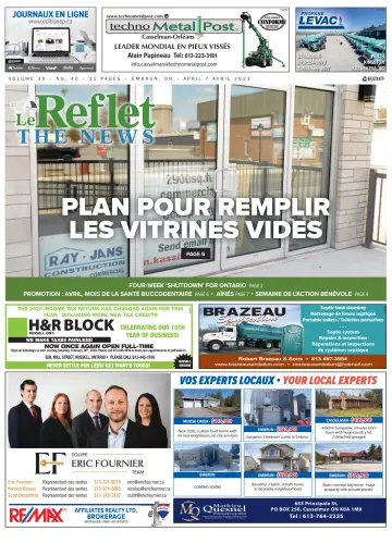 Le Reflet (The News) - 8 Apr 2021