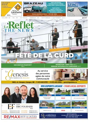 Le Reflet (The News) - 1 Sep 2021