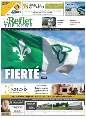 Le Reflet (The News) - 29 Sep 2021