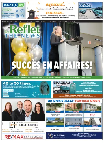 Le Reflet (The News) - 3 Nov 2021