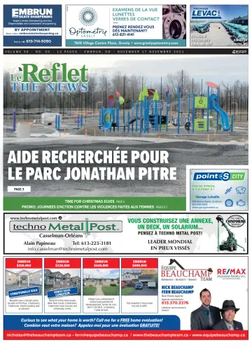 Le Reflet (The News) - 17 Nov 2021