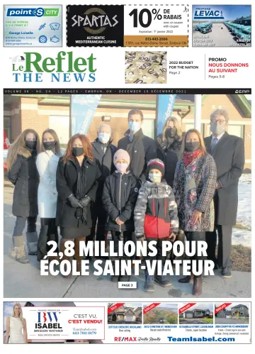 Le Reflet (The News) - 15 Dec 2021