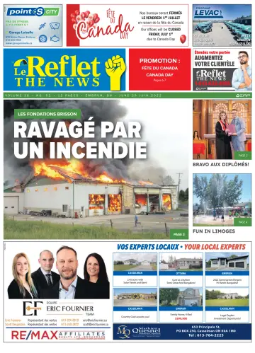 Le Reflet (The News) - 29 Jun 2022