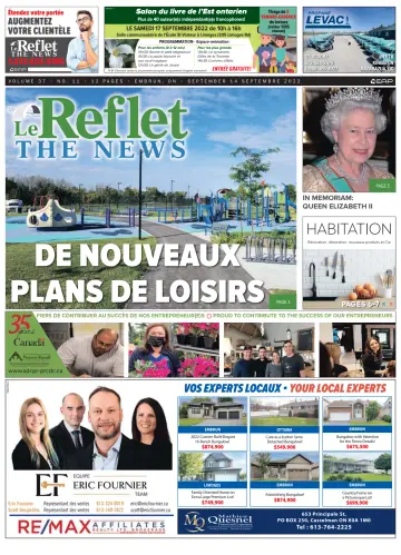 Le Reflet (The News) - 14 Sep 2022